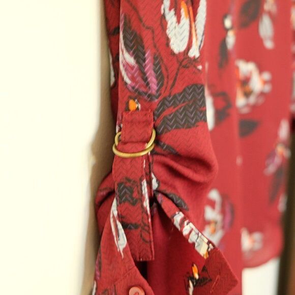 Maurices Floral Print Top | Blouse | XS - Picture 7 of 8